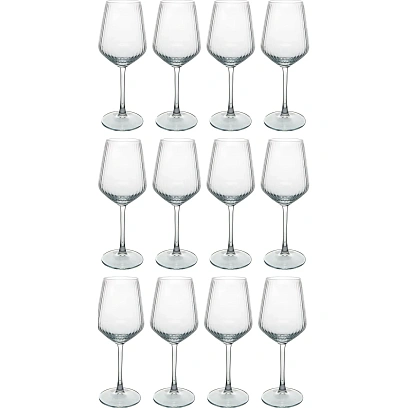 Набор бокалов АЛЛЕГРА ОПТИК 350 мл (утонченная кромка) 12шт