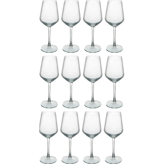 Набор бокалов АЛЛЕГРА ОПТИК 350 мл (утонченная кромка) 12шт