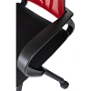 Кресло БР Комус Мебель EChair-396 сетка/ткань,красный/черный,пластик
