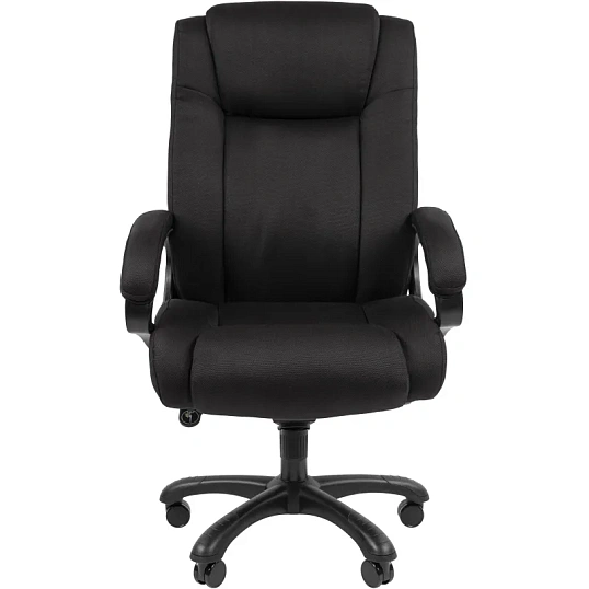 Кресло VT_Chairman 410 ткань SX черный (черный пластик)