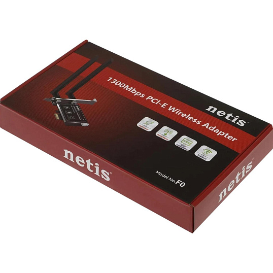 Сетевой адаптер WiFi Netis F0 AC1300 PCI Express