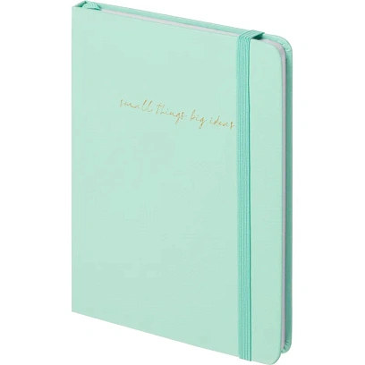 Ежедневник недатированный мятный, А5, 140x200мм, 136 л. ATTACHE