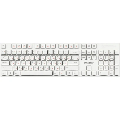 Клавиатура Smartbuy ONE 238 проводная мультимедийная USB белая (SBK-238U-W)