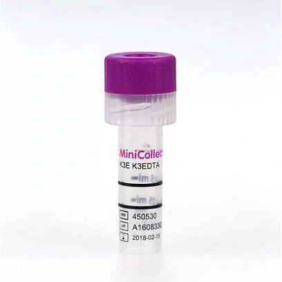 Пробирка без капилляра с ЭДТА-К3 0,25/0,5мл д/гемат, коллектор, 45053050шт