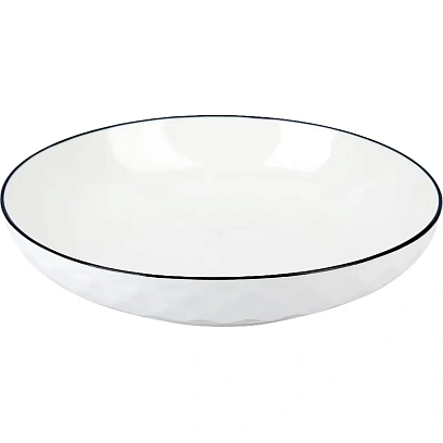 Тарелка Notele d=18см. v=450мл,фарфор, 6шт/уп