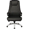 Кресло BN_Jl_Руководителя Echair-518 ML кожа черная, хром