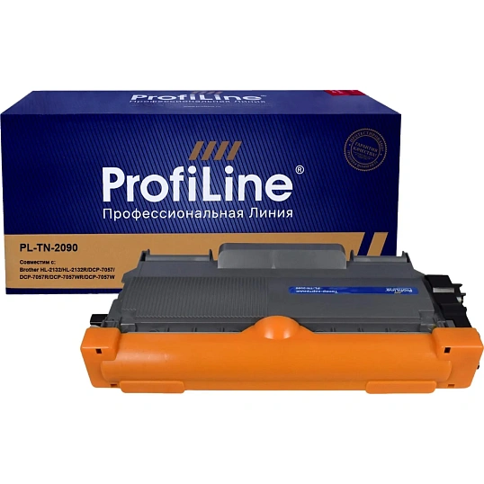 Картридж лазерный Profiline TN-2090 чер. для BrotherHL-2132/DCP-7057