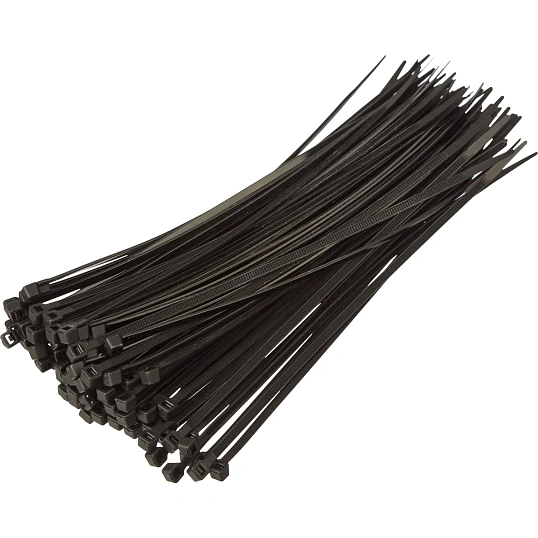 Хомут стяжка нейлоновая Topfort 4х200 (3,6х200 мм) чёрный 100 шт/уп