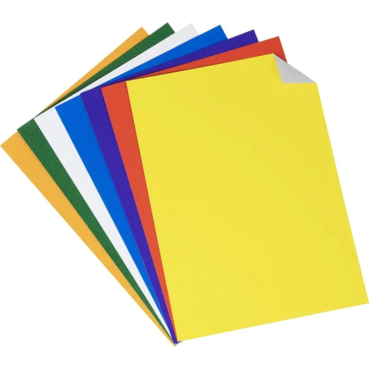 Картон цветной  8л.8цв.А4 мелованный Отличник