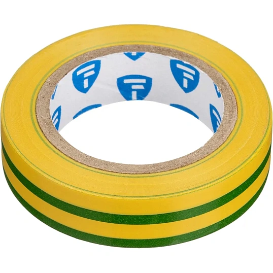 Изолента TOPFORT 15мм х 10м х 0,13мм желто-зеленый