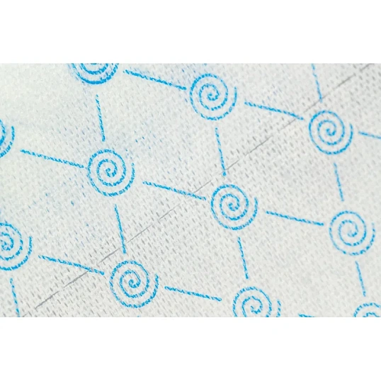 Салфетка спанлейс в рулоне 30х40, голубой, пл.50, 100шт/рул, 10288(0889)