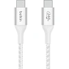 Кабель Belkin (CAB015bt1MWH)BoostCh.240W PD USB-C/USB-C Braided 1м бел