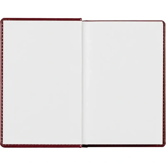Ежедневник недатированный бордо, А6,100x150, 320стр, Agenda