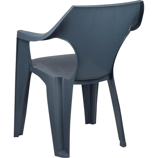 Кресло PR_Decorona DeForma 550x535x785 мм графитовый шторм