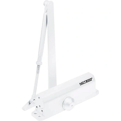 Доводчик дверной NOTEDO DC-150 легкий характер WHITE 100-150кг белый  (10)