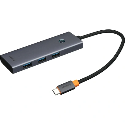 Разветвитель USB Baseus UltraJoy 7-Port Sp.Grey Type-C B00052803811-00