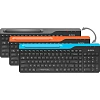 Клавиатура A4Tech Fstyler (FBK25 BLACK) черн/сер/USB/беспроводн/BT/Radio