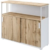 Шкаф-купе Комус Мебель К-Loft 241Н042 1370х420х1116 дуб натур/белый
