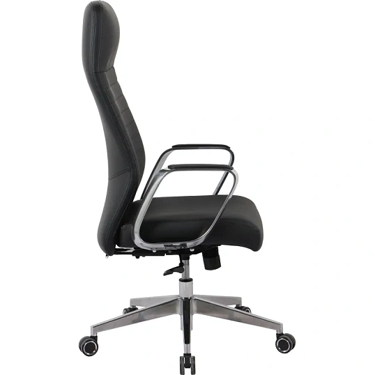 Кресло BN_Hg_EChair-505 TL нат. кожа черный алюминий