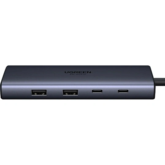 Разветвитель USB UGREEN CM498A (85774) Revodok 9in1,100W,USB-C Hub,сер косм
