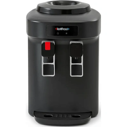 Кулер для воды HotFrost D65EN чёрный, электронное охлаждение, настольный