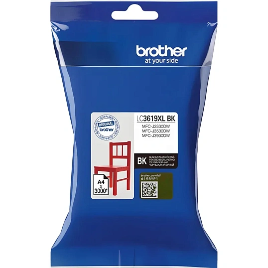Картридж струйный Brother LC3619XLBK чер.пов.емк для MFCJ3530DW/3930DW