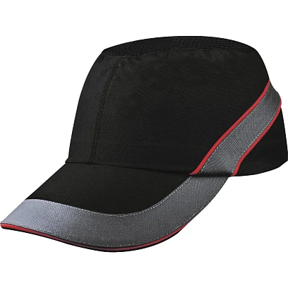 Каскетка DELTA PLUS AIR COLTAN черная/красная 7cм (арт.COLTAAINOLG)