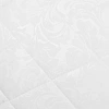 Подушка Luscan 70х70 см стеганная микрофибра/лебяжий пух, с цветным кантом