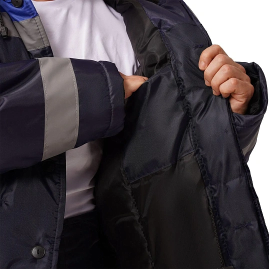 Куртка рабочая зимняя муж з32-КУ син/вас оксф 68-70/194-200 (Арсенал-СП)