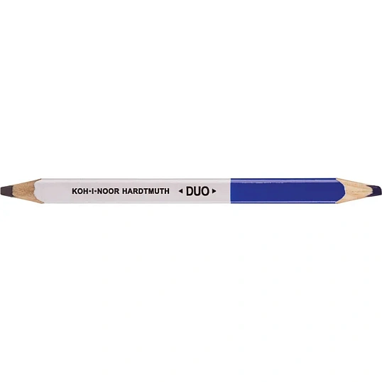 Карандаш чернографитный столярный двойной KOH-I-NOOR duo 1536 KIN 2шт/бл Че