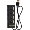 Концентратор USB хаб ExeGate (EX293977RUS) DUB-42SW 4-в-1 черн