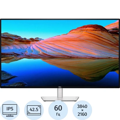 Монитор Dell 42.5 U4323QE 4K 3840x2160 IPS LED UltraSharp USB-C Hub,DP,HDMI