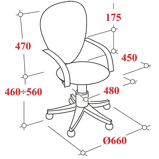 Кресло UP_EChair СН-800 Энжел черный Ср TW-72/Е72-к (серый)