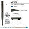 Ручка шариковая автоматическая в футляре Verona 1мм серый корп 20-0219/01