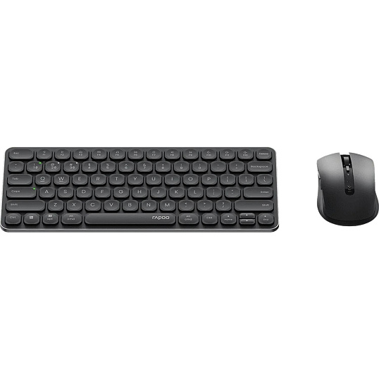 Набор клавиатура+мышь RAPOO беспроводная 9050S, цв. Dark Grey