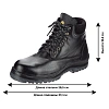 Ботинки  антистатические с КП цв. черный (р.44) (арт. 8448)