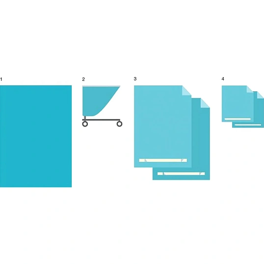 Мед.однораз. белье КБО - 02(для огранич операц поля)6ком/кор,стерил  Гекса