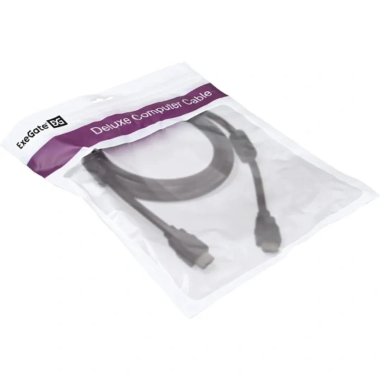 Кабель HDMI ExeGate EX-CC-HDMI2-1.8F 19M/19M, v2.0, 1,8м, 4K UHD, Ethernet