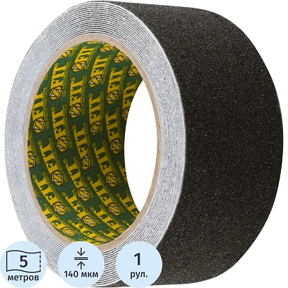 Лента FIT противоскользящая 50мм х 5м черная