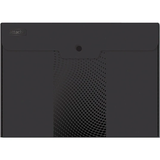 Папка-конверт на кнопке А4, 180мкм, Attache Digital ассорти, 6 шт.уп