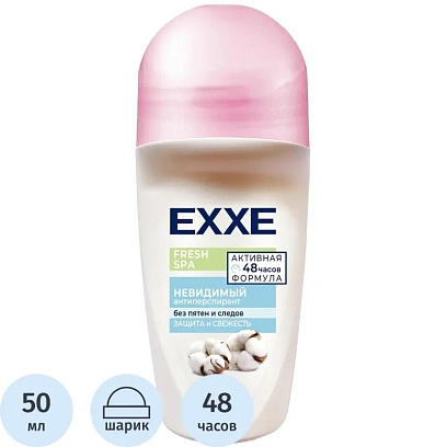 Дезодорант женский EXXE Fresh SPA Невидимый антиперспирант( ролик), 50 мл