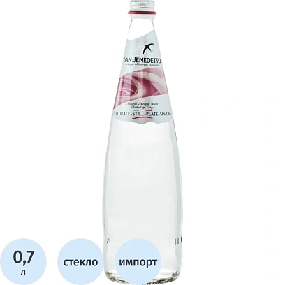 Вода минеральная San Benedetto негаз. стекло, 0,75л