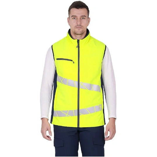 Жилет мужской утепленный ACTIVE (Жил005) жел/син (96-100, 170-176)