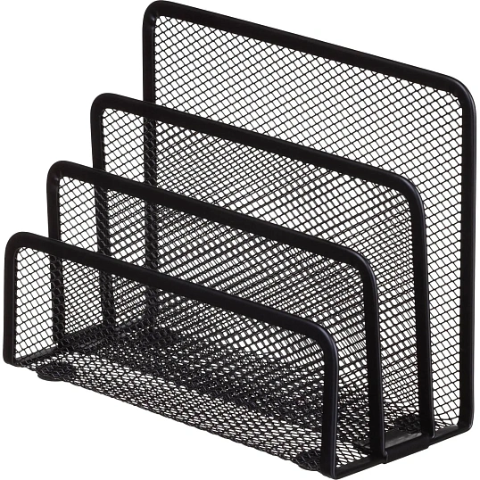 Набор настольный лотков из металла Attache 6 предметов черный