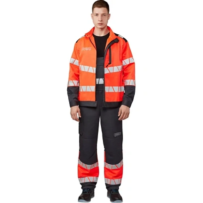 Полукомбинезон летний мужской Равелин красн./графит (р.60-62) 194-200