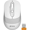 Мышь компьютерная A4Tech Fstyler(FG10S WHITE)бел/сер/2000dpi/беспроводн/4кн