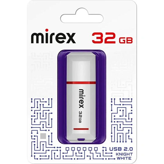 Флеш-память Mirex USB KNIGHT WHITE 32Gb (13600-FMUKWH32 )