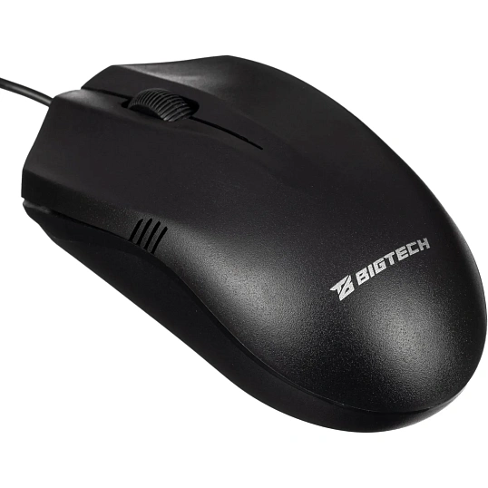 Мышь компьютерная E-M236/BT-JM-002 черная, USB, 1000DPi, 120x62x38мм