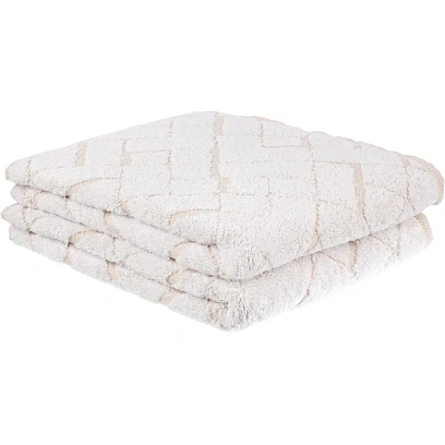 Набор полотенец махровых для рук 50х80 см, 500 г/м2, Бежевый 2шт