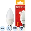 Лампа светодиодная LED-СВЕЧА-VC 11Вт 230В Е14 3000К IN HOME
